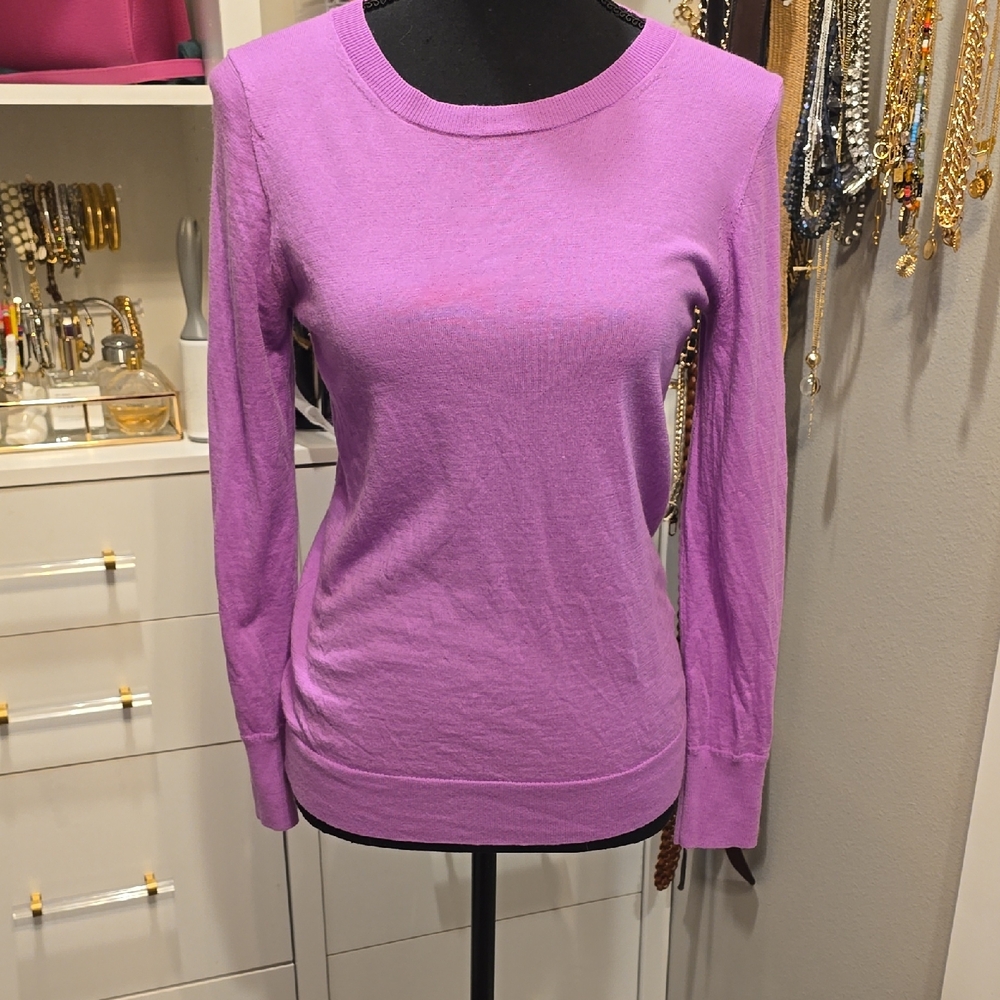 Banana Republic Lavender Merino Wool Top